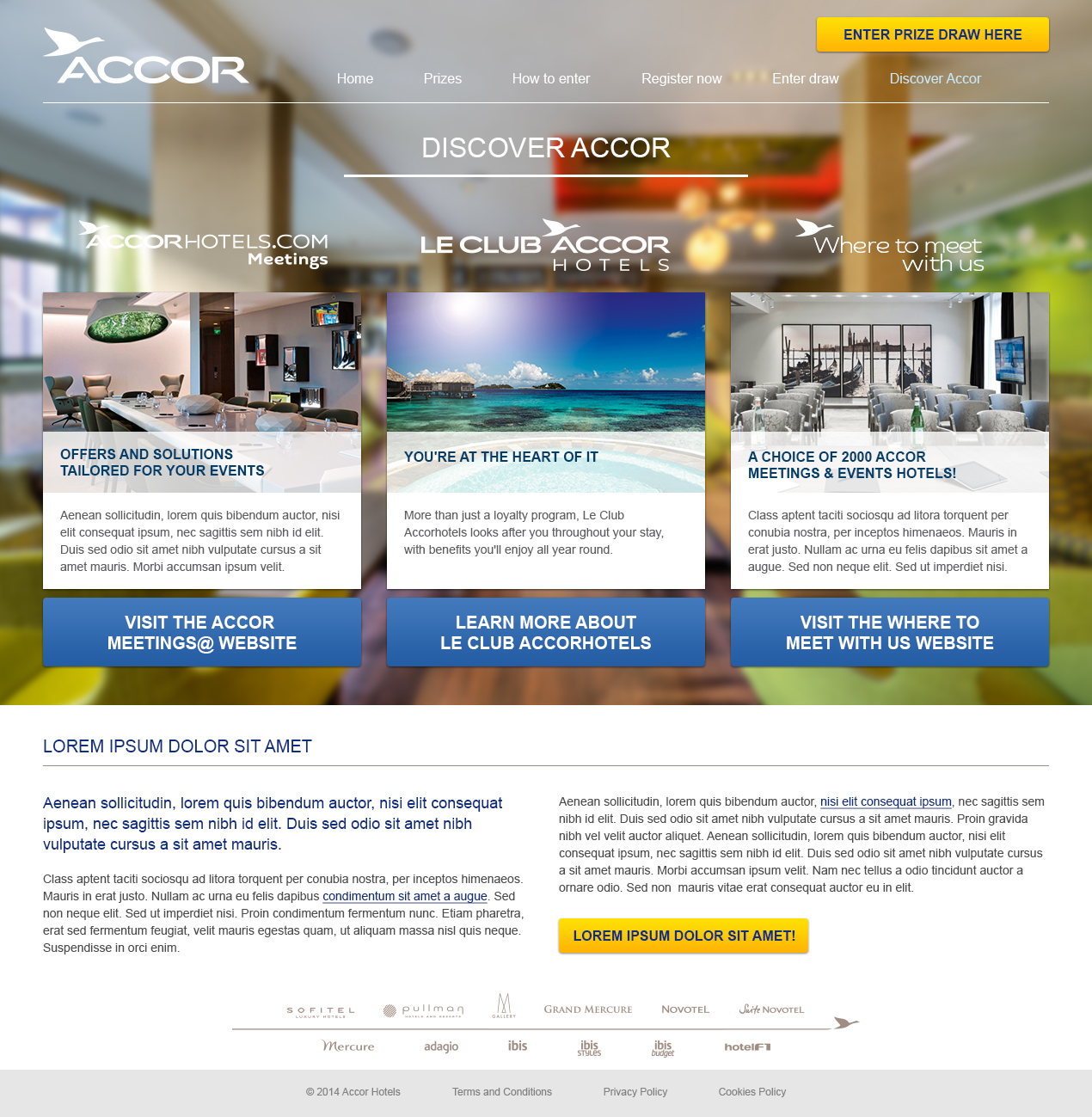 Brazil World Cup 2014 website about page