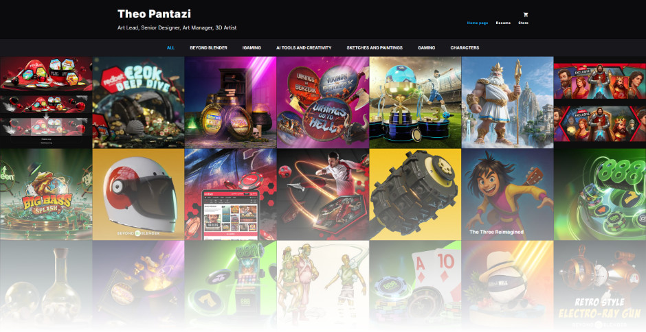 View my latest designs on ArtStation