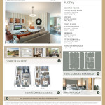 Property developer website plot detail page