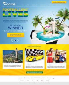 Brazil World Cup 2014 website home page