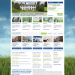 Property agent website concept 1 home page