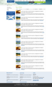 Property agent website concepts news and media page