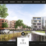 Parallax property developer website home page step 1