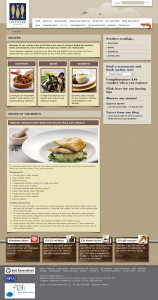 Fish restaurant website concept 2 content page