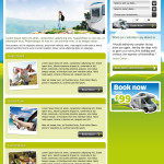 Motorhome hire website concept 4 choose us page