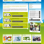 Motorhome hire website concept 4 fleet page