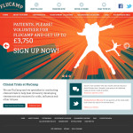 Medical research website home page 3