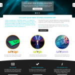 Innovative lighting website home page 2