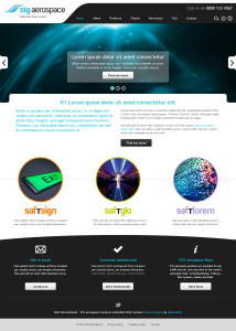 Innovative lighting website home page 2