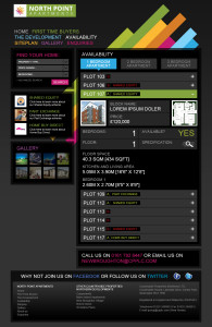Property development concept availability page