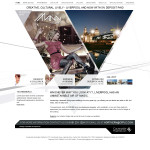 Contemporary property development home page
