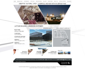 Contemporary property development plot page