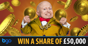 Gold coin promotion Facebook ad