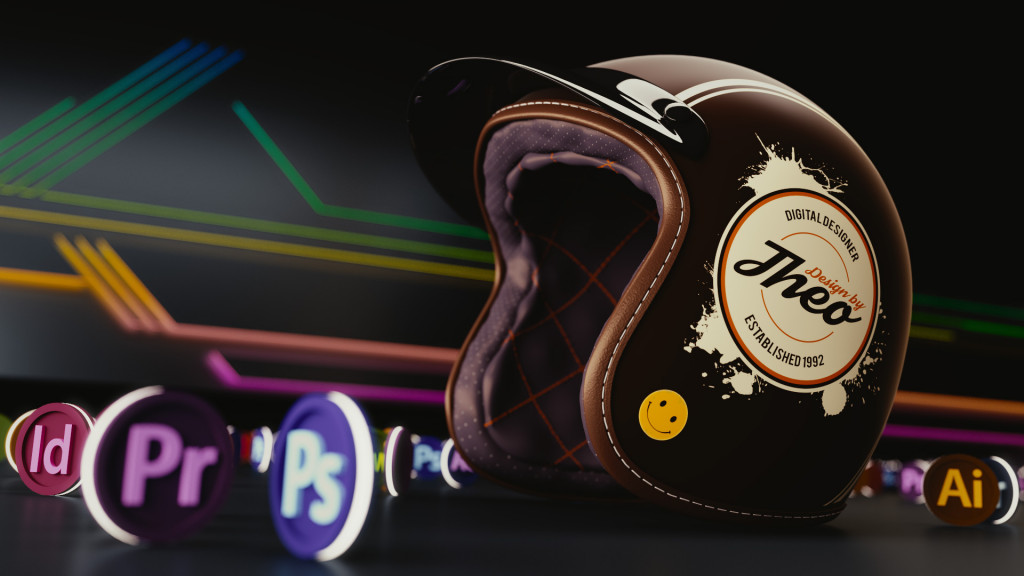 Designers retro helmet