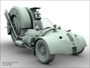 Roadhog vehicle concept with subdivision